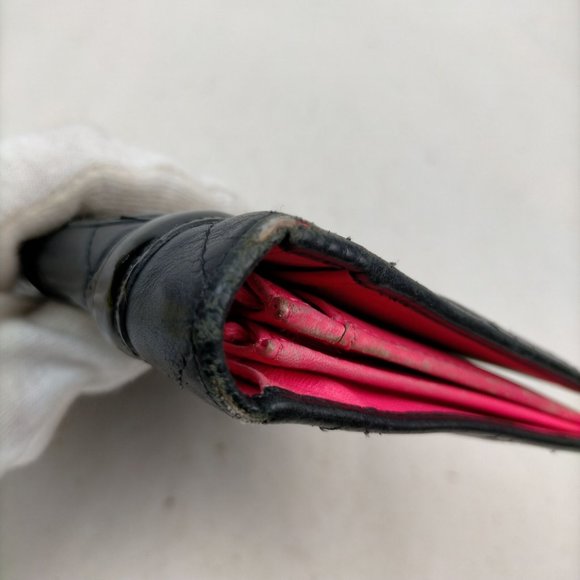 Auth Chanel Matelasse Long Wallet Lamb #15756C10 - Picture 9 of 9